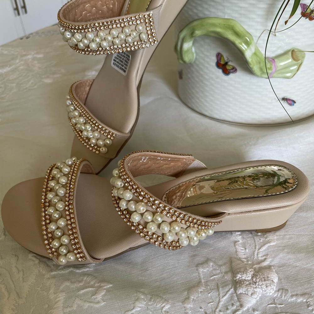 Slide on sandals